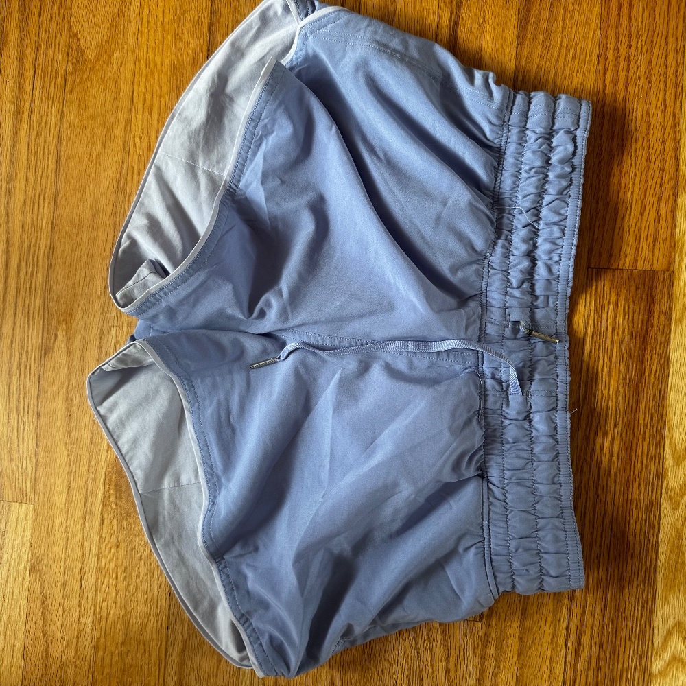 Blue lululemon shorts